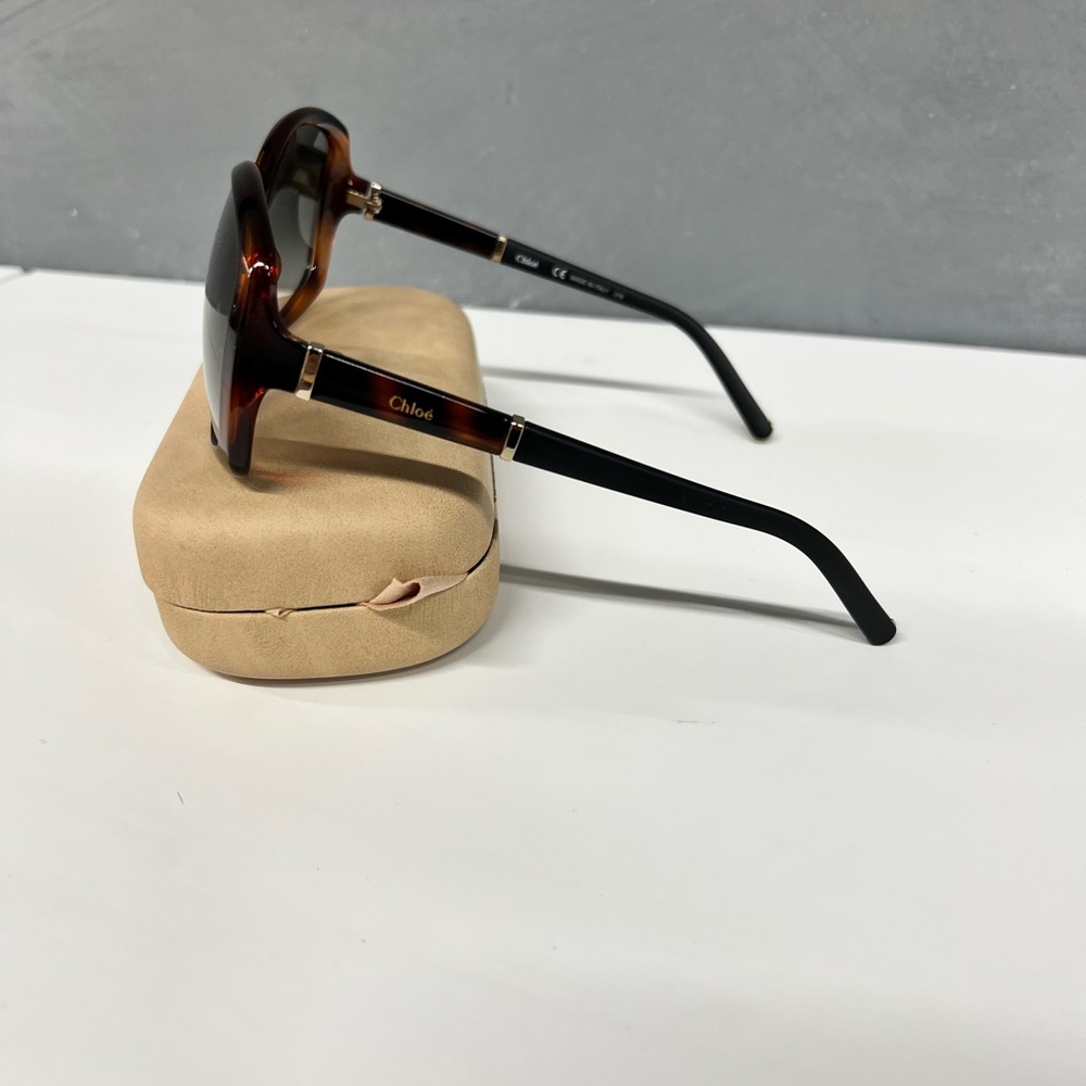 Chloe Tortoise Shell Sunglasses - Picture 4 of 6